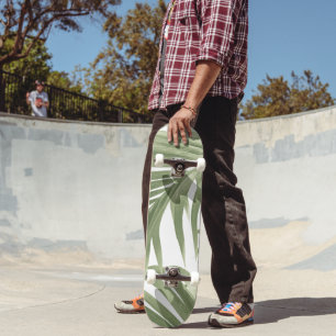 Lush Caribbean Palm Collage #2 #tropical #wall Skateboard