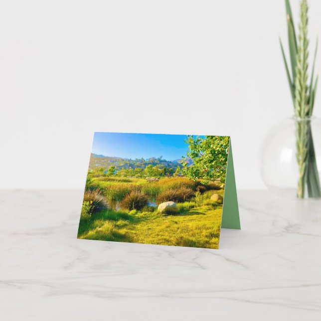 Lush Creek Hills Card (Front)