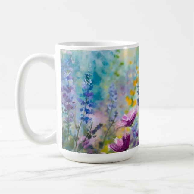 Lush Floral Mug  (Left)