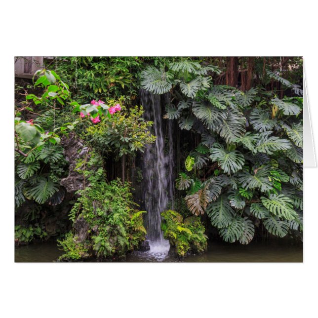 Lush Garden Waterfall, China (Front Horizontal)