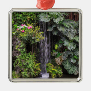 Lush Garden Waterfall, China Metal Ornament