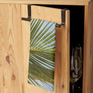 Lush Glam Palm Ocean 1 Tea Towel