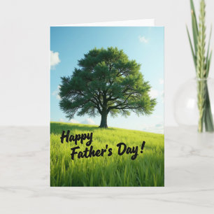 Lush Grass Fathers Day Art Card