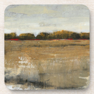Lush Green Countryside Landscape Coaster