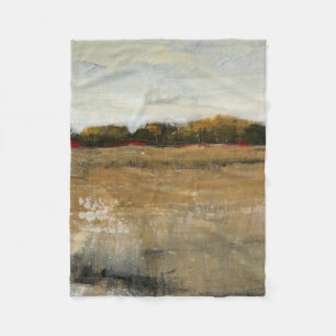 Lush Green Countryside Landscape Fleece Blanket