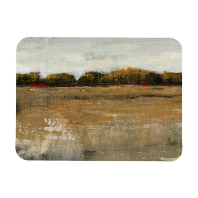 Lush Green Countryside Landscape Magnet (Horizontal)