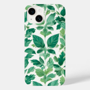 Lush Green Foliage Pattern Case-Mate iPhone 14 Case