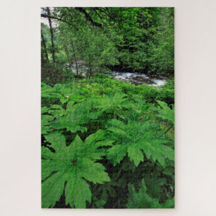 Lush Green Forest Vegetation Jigsaw Puzzle