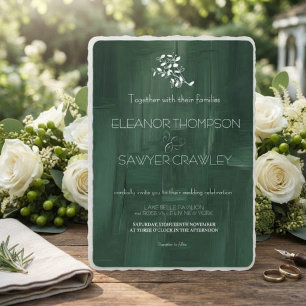 Lush Green Garden Wedding Invitation