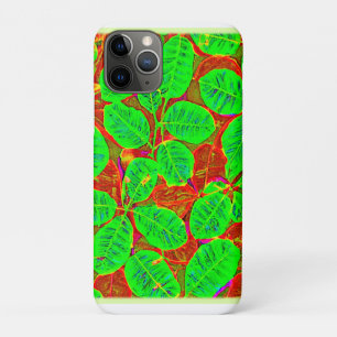 Lush Green Leaf Pattern iPhone 11 Pro Case