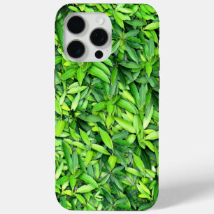 Lush Green Leaves Pattern – Nature Botanical  iPhone 15 Pro Max Case