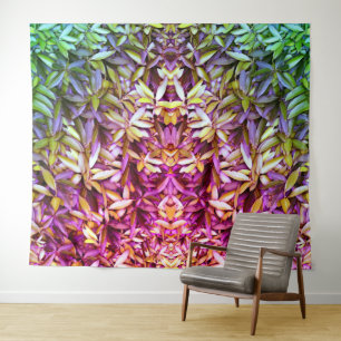Lush Green Leaves Pattern – Nature Botanical Tapestry