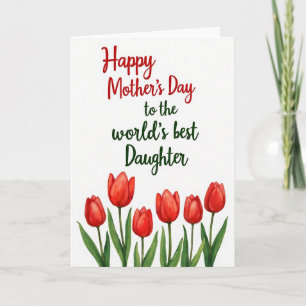 Lush Green Mothers Day Design Card