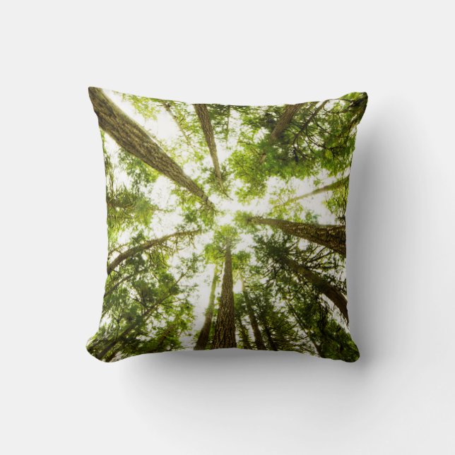 Lush Green Rain Forest Cushion (Front)