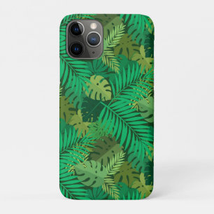 Lush Green Tropical Jungle Foliage iPhone 11 Pro Case