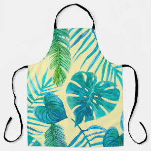Lush greenery of tropical plants from jungle. Endl Apron