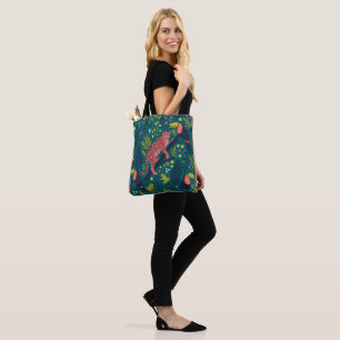 Lush Jungle Animal Pattern Tote Bag