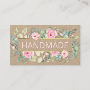 Lush Kraft Handmade Soap Bath Body Spa Candle Business Card