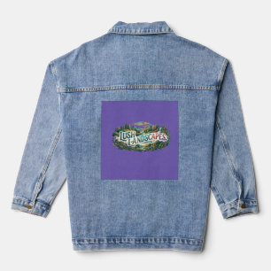 Lush Landscapes T-Shirt Denim Jacket