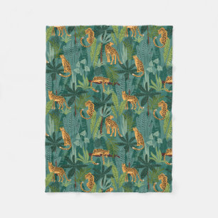 Lush Leopard Jungle Fleece Blanket