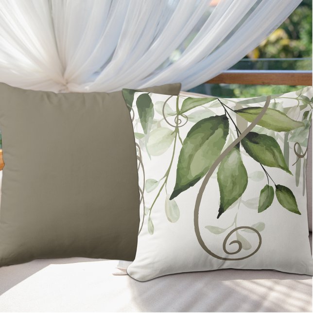 Lush Tropical Greenery Cushion (Creator Uploaded)