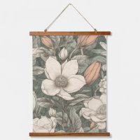 Lush Vintage Magnolia Floral Botanical