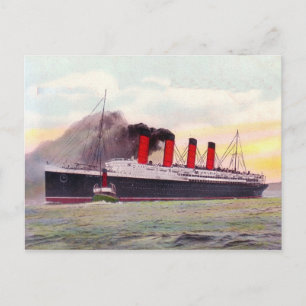 Lusitania 1907 postcard