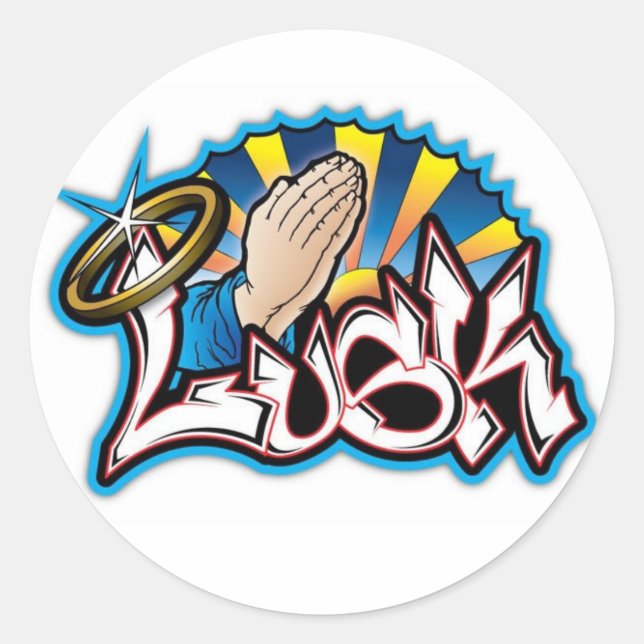Lusk Classic Round Sticker (Front)