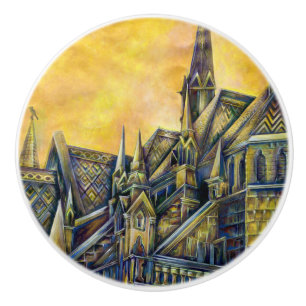 Lust in Space Ceramic Knob