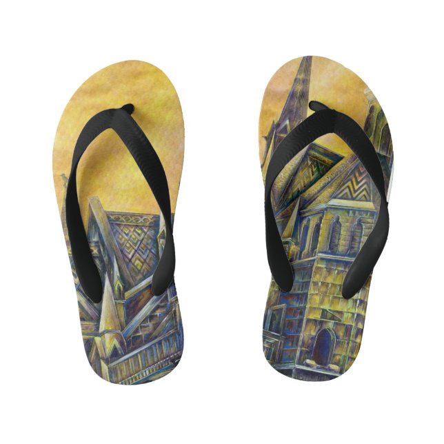 Lust in Space Kid's Thongs (Footbed)