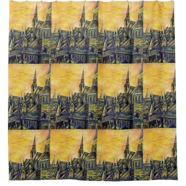 Lust in Space Shower Curtain (Front)