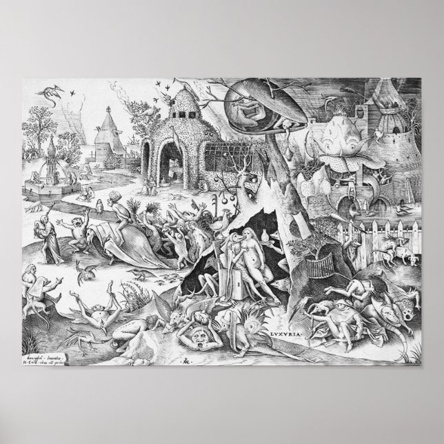 Lust (Luxuria), The Seven Deadly Sins Poster (Front)