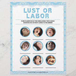 Lust Or Labor [Luxury Lace [Blue]] Custom Letterhead