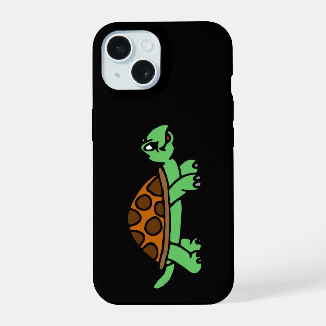 Lustiege turtle iPhone 15 case (Back)
