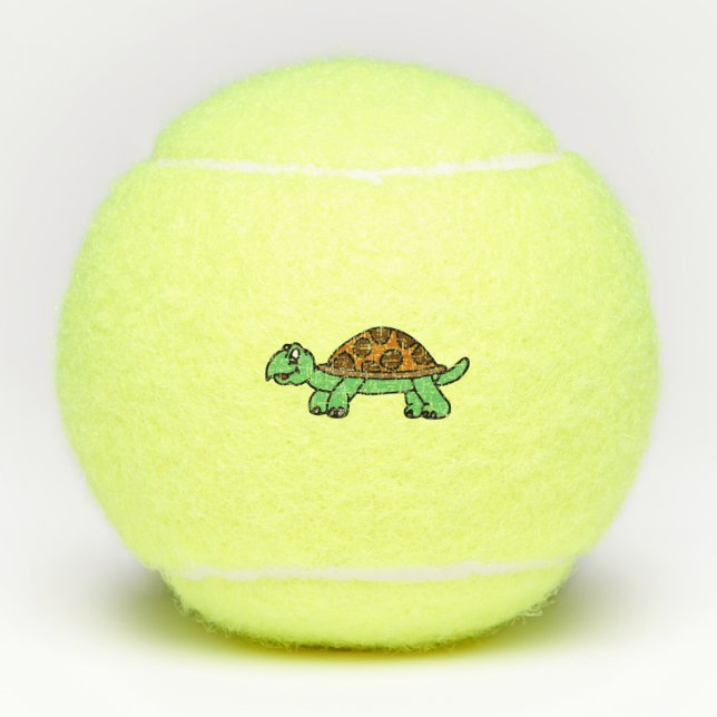 Lustiege turtle tennis balls (Front)