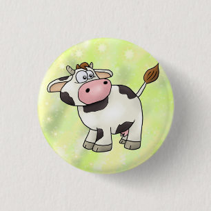 lustige Kuh  3 Cm Round Badge