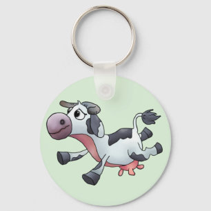 lustige Kuh Key Ring