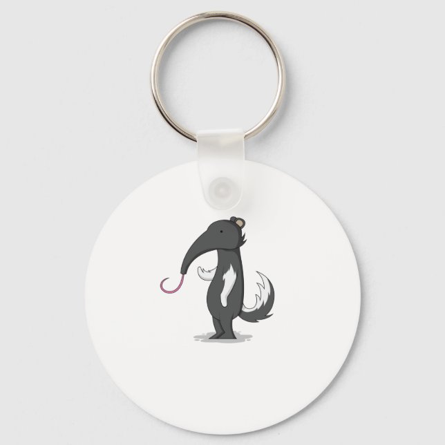 Lustiger Ameisenbär Key Ring (Front)