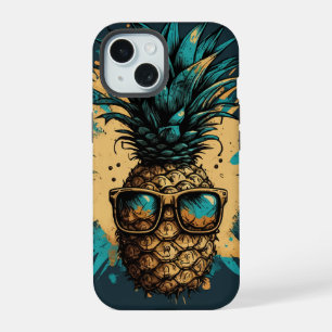 Lustiges Ananas Obst iPhone 15 Case