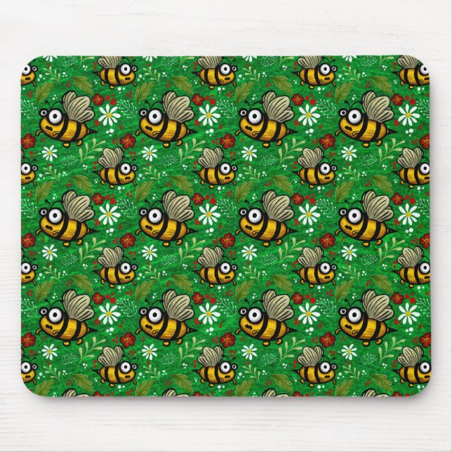 Lustiges Bienchen Mouse Pad (Front)