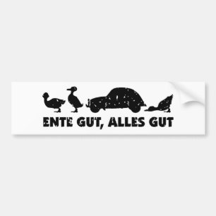 Lustiges Retro 2cv Enten Truppe Autoaufkleber Bumper Sticker