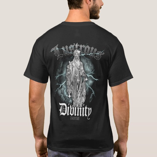 Lustrous Divinity  MMXXIII Streetwear Unique Light T-Shirt (Back)