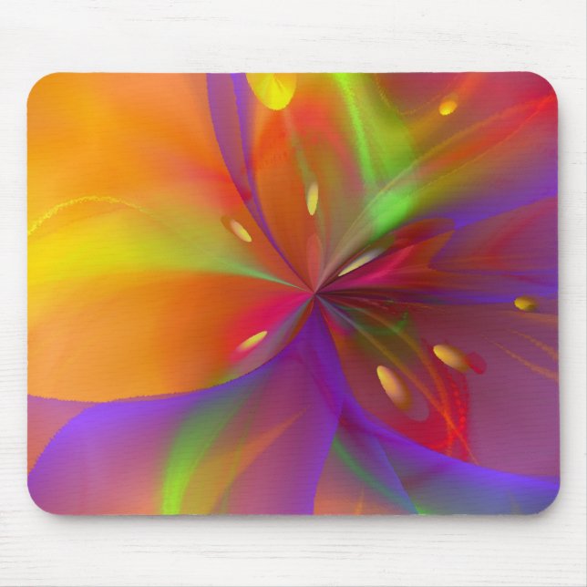 Lustrous Lily Mouse Pad (Front)