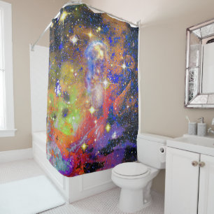 Lustrous Star Field Shower Curtain