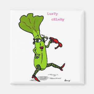 Lusty Celery Magnet