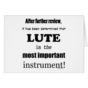 Lute Most Important Instrument