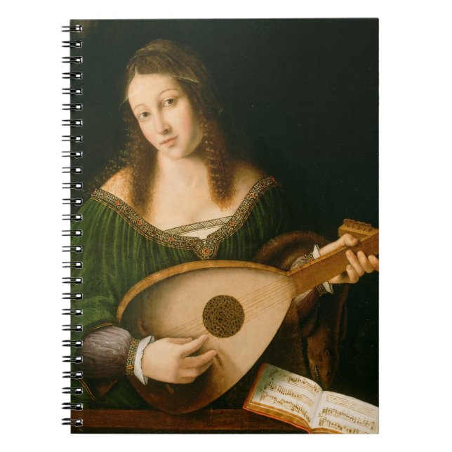 Lute Player Notebook (Front)