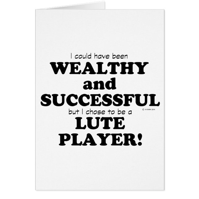 Lute Wealthy & Successful (Front)