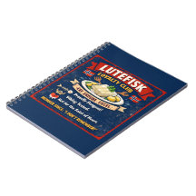 Lutefisk Loyalty Club Norwegian Spiral Notebook