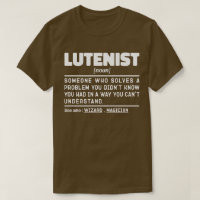 Lutenist Noun Musical Instrument Lover Humour Cool